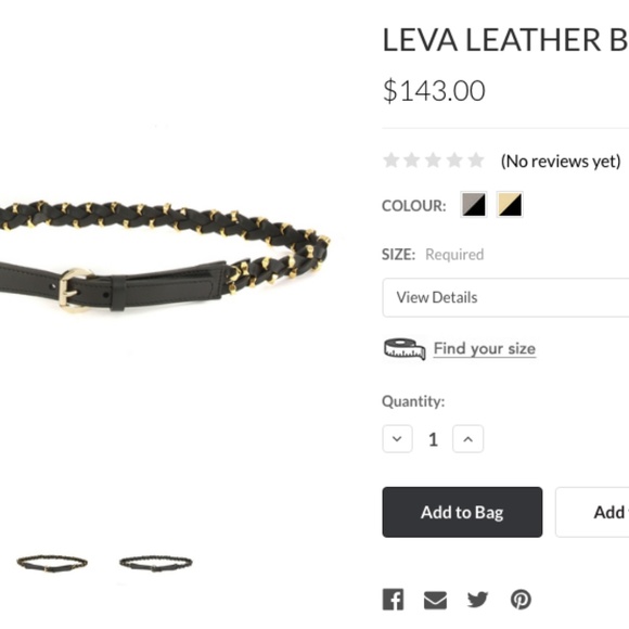 BRAVE LEVA LEATHER BELT - Picture 2 of 5